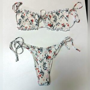 Zaful floral print bikini.
